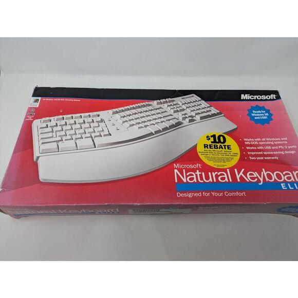 Microsoft Natural Keyboard Elite Wired PS/2  / No. X03-80203 - Picture 9 of 9